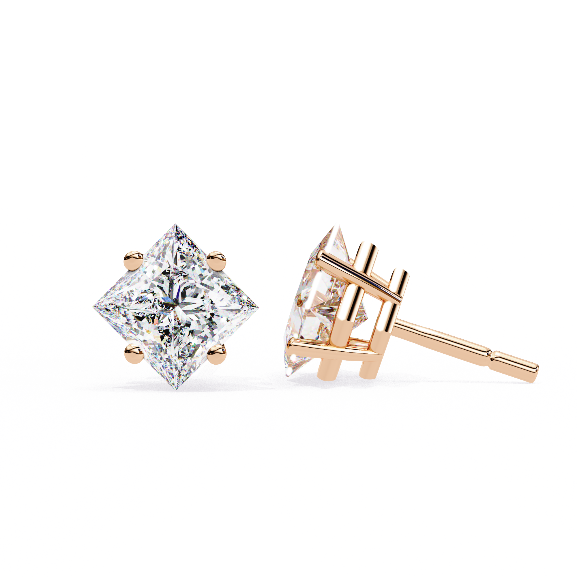 Edith Solitaire Earring