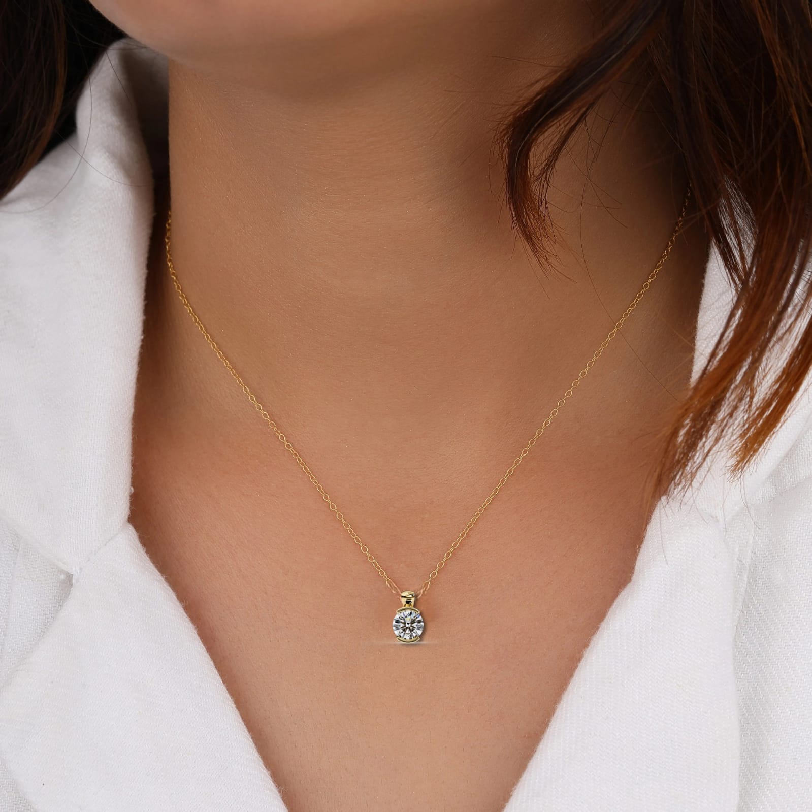 Cataleya Solitaire Pendant