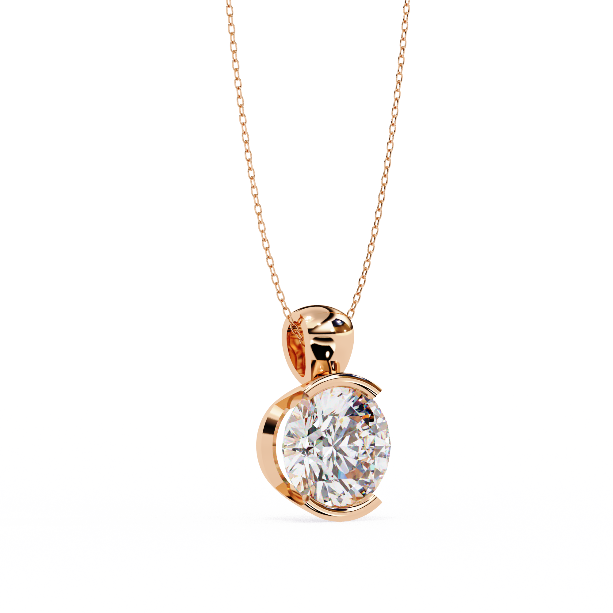 Cataleya Solitaire Pendant