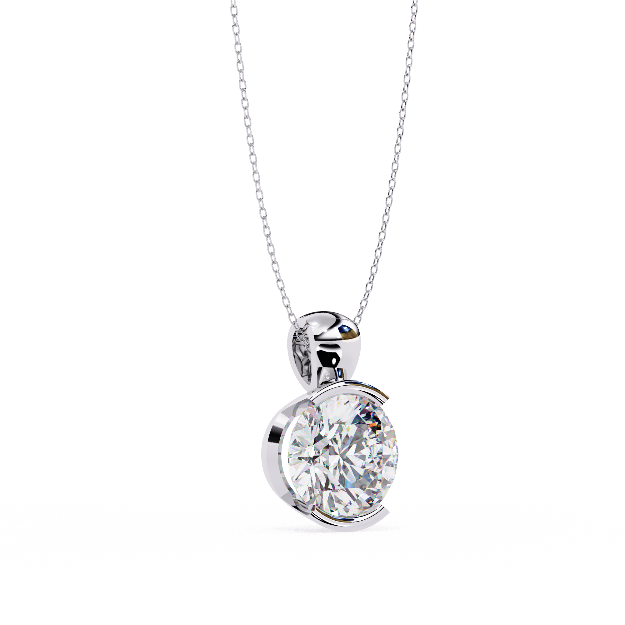Cataleya Solitaire Pendant