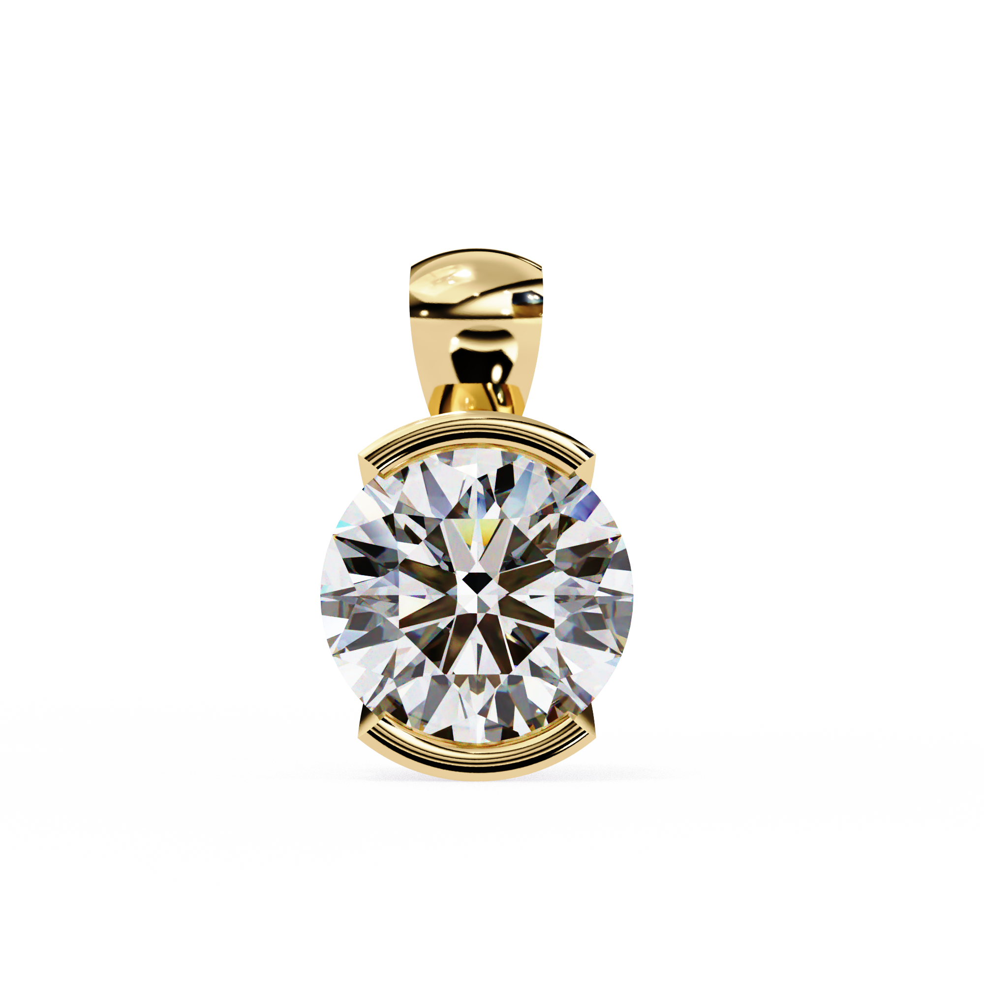 Cataleya Solitaire Pendant