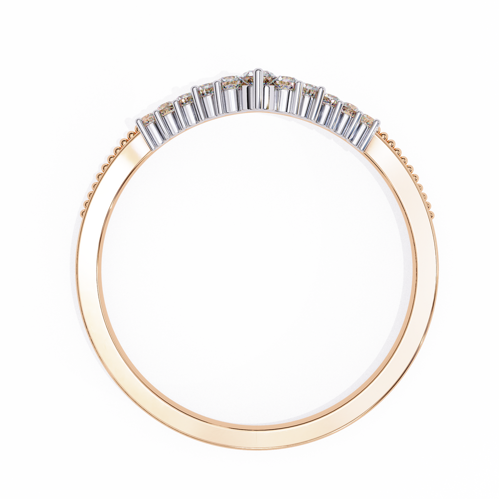 Ann Diamond Silver Band