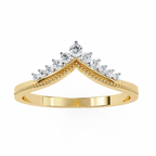 Ann Diamond Silver Band