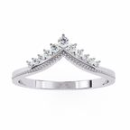 Ann Diamond Silver Band
