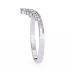 Ann Diamond Silver Band