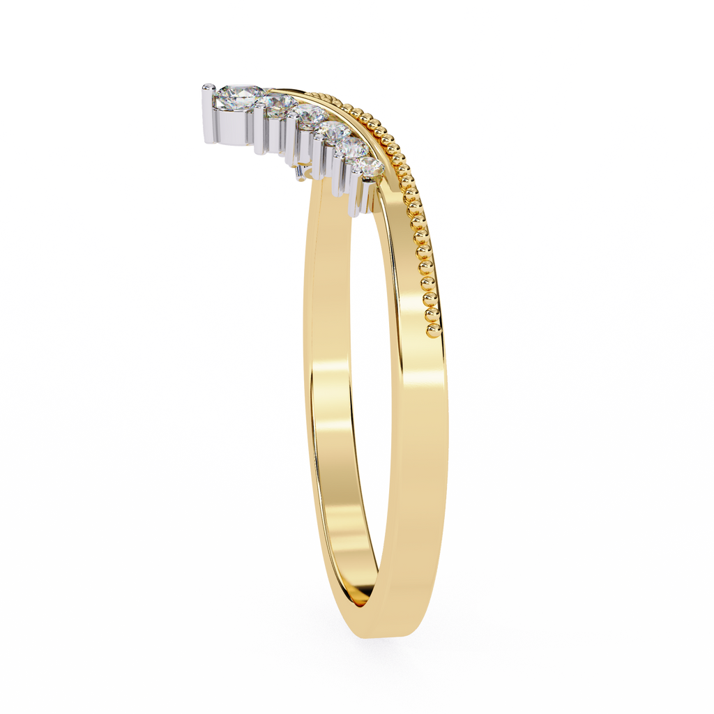 Ann Diamond Silver Band
