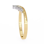 Ann Diamond Silver Band