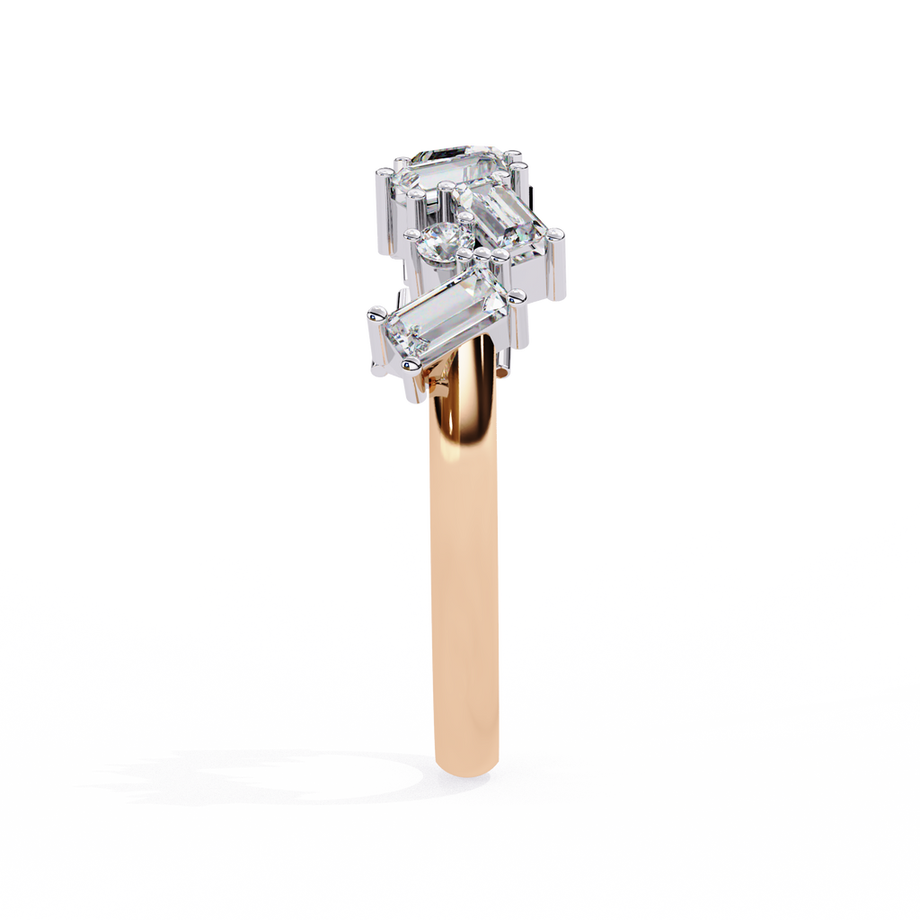 Waverly Diamond Silver Band