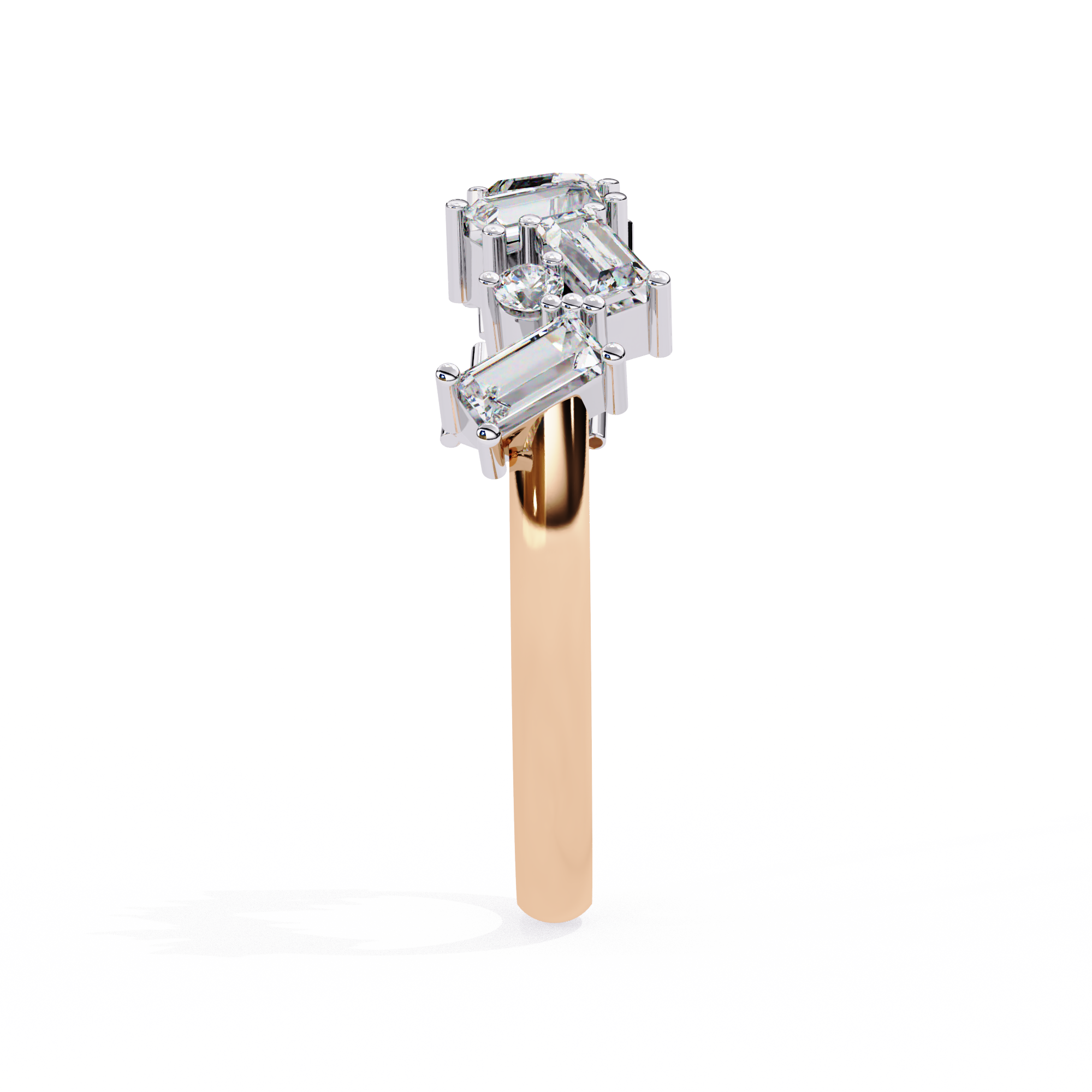 Waverly Diamond Silver Band