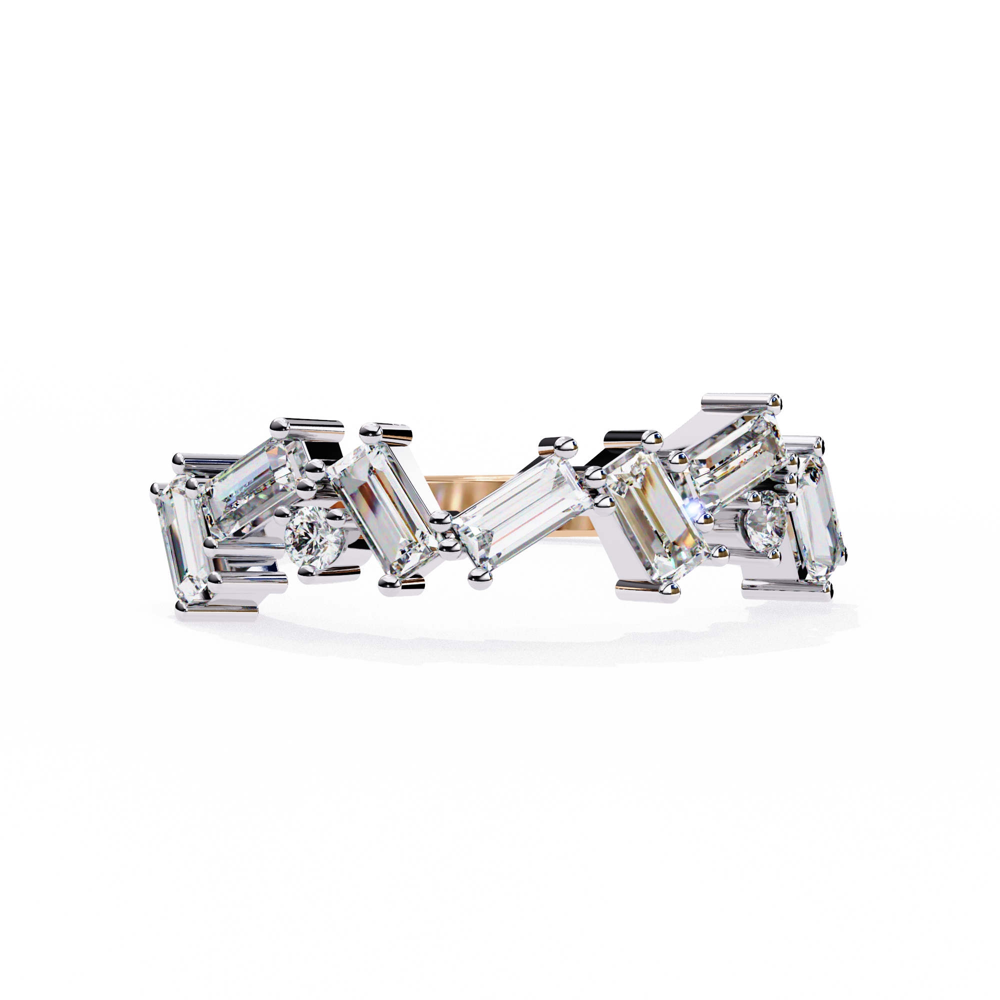 Waverly Diamond Silver Band