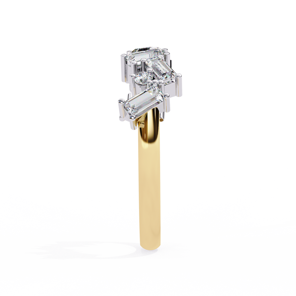 Waverly Diamond Silver Band