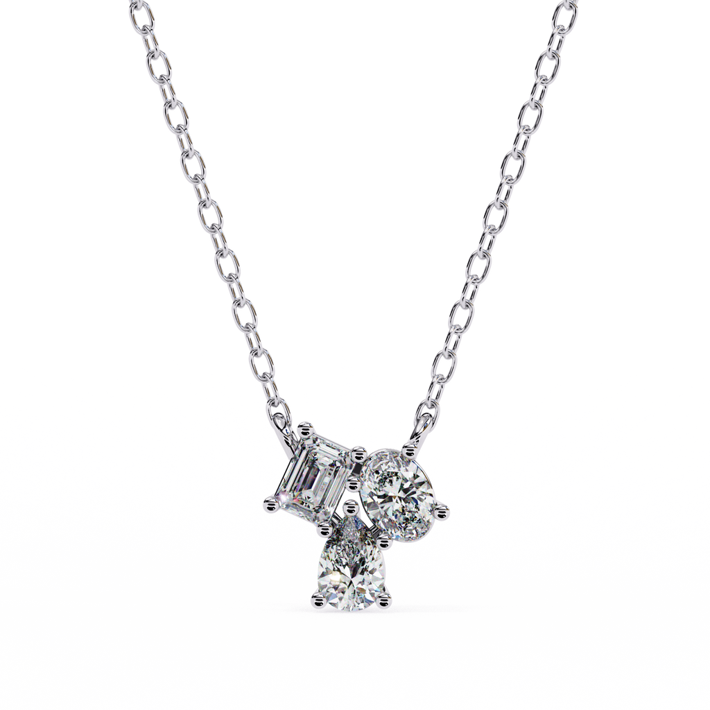 Yaretzi Three Stone Pendant