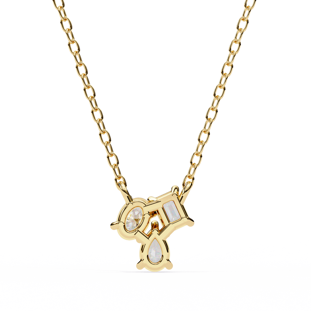 Yaretzi Three Stone Pendant