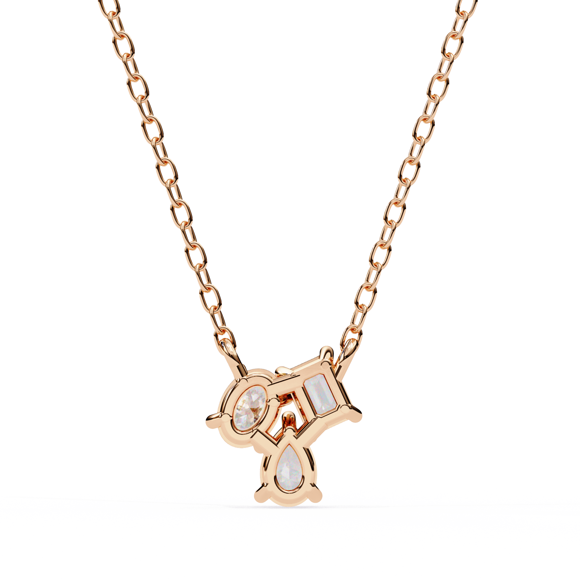 Yaretzi Three Stone Pendant