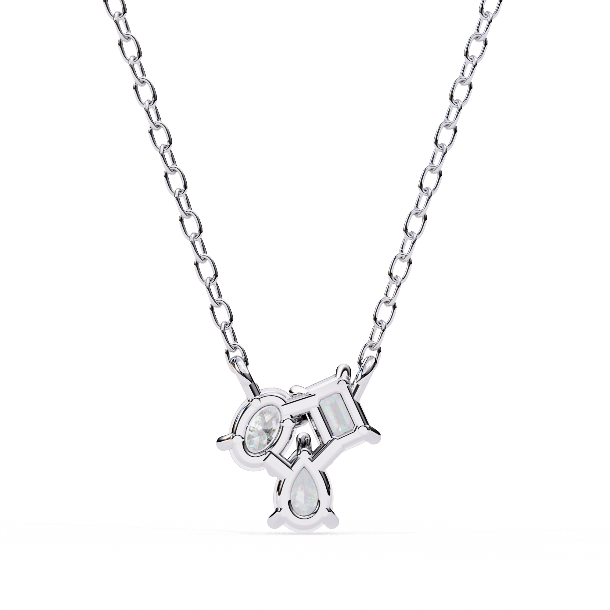 Yaretzi Three Stone Pendant