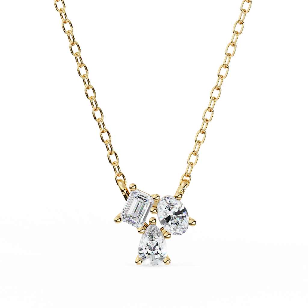 Yaretzi Three Stone Pendant