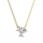 Yaretzi Three Stone Pendant