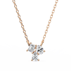 Yaretzi Three Stone Pendant