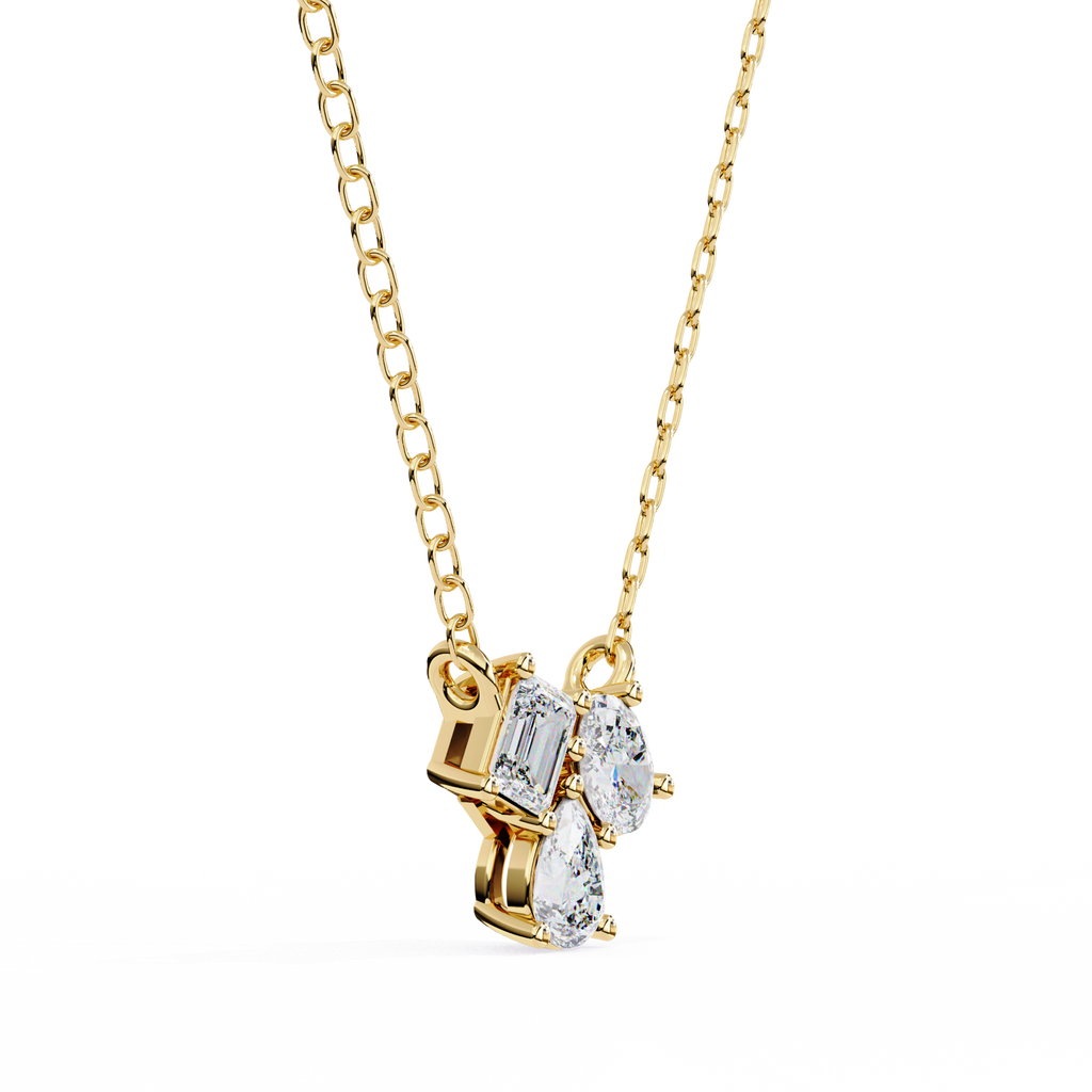 Yaretzi Three Stone Pendant