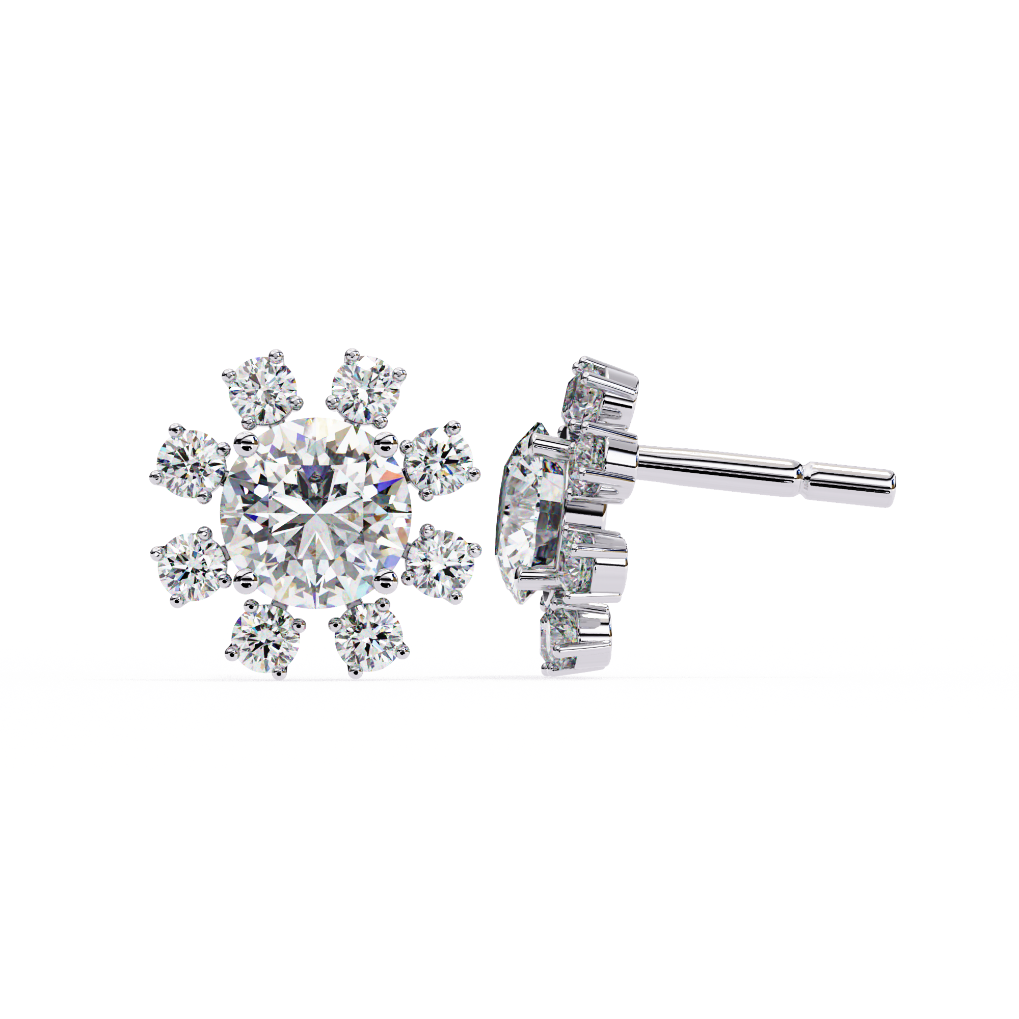 Collins Solitaire Earring