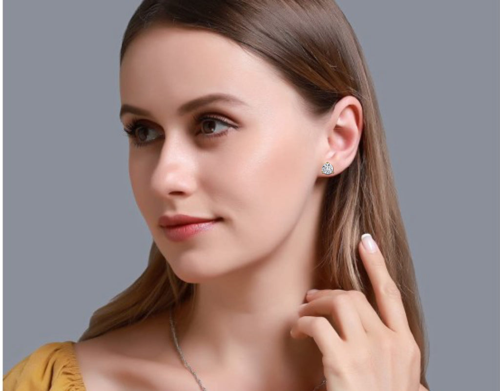 Winter Solitaire Earring