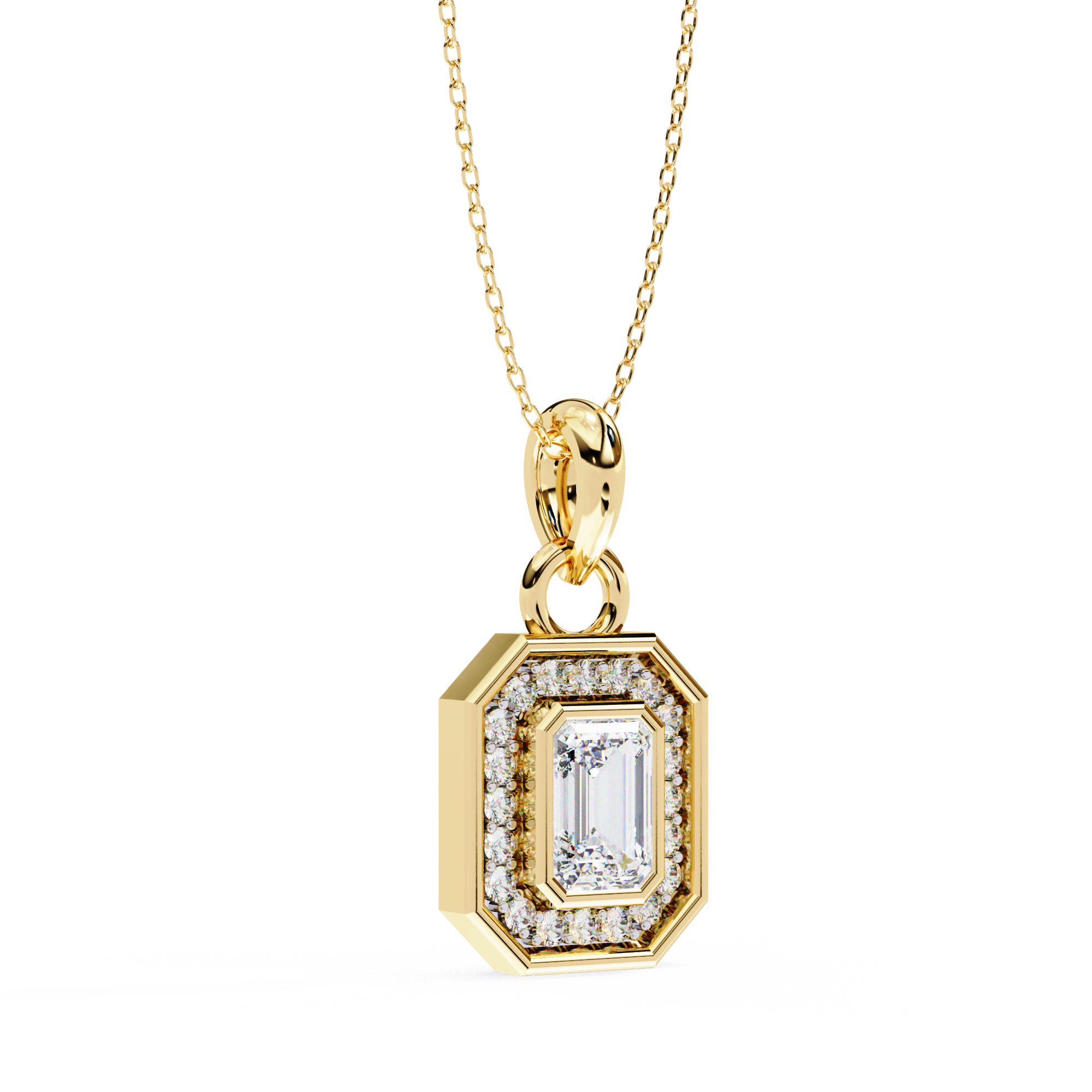 Angel Solitaire Pendant