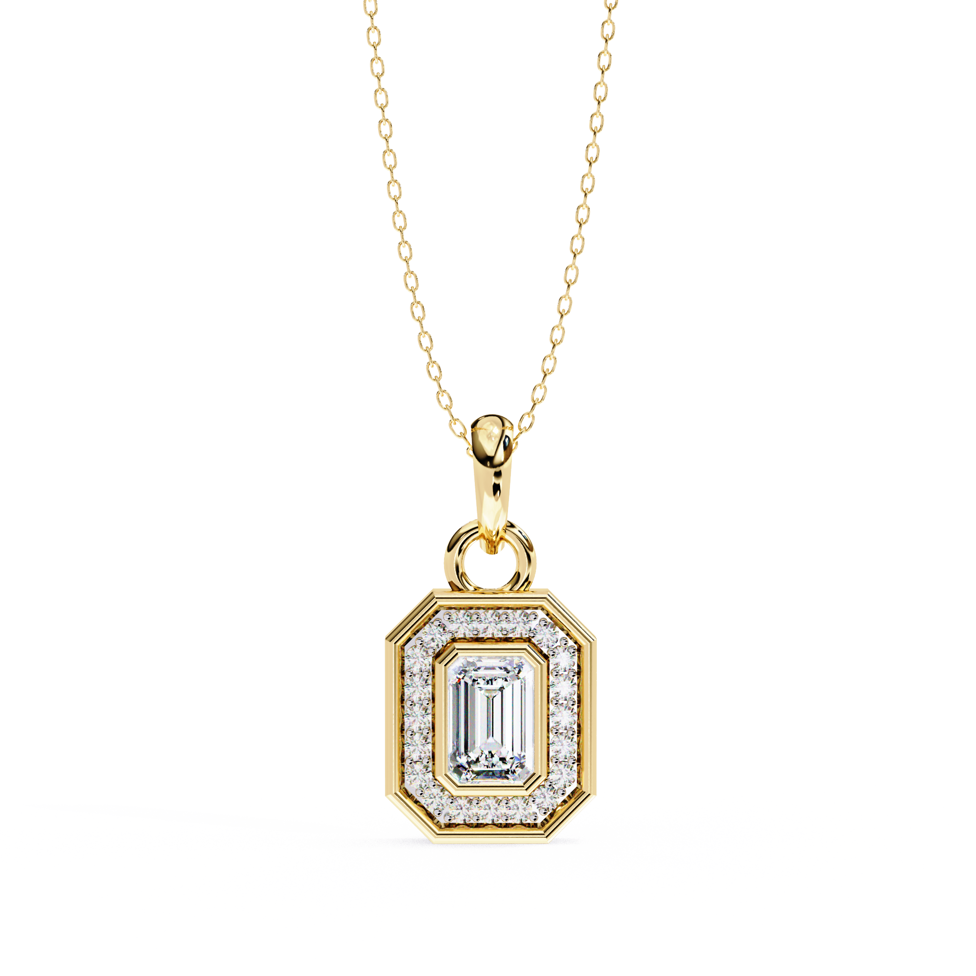 Angel Solitaire Pendant