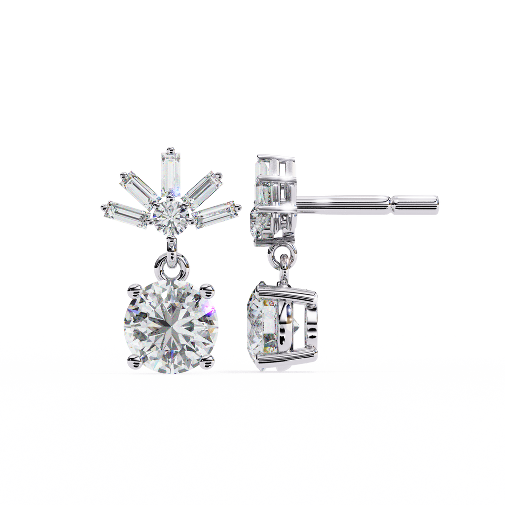 Leslie Solitaire Earring