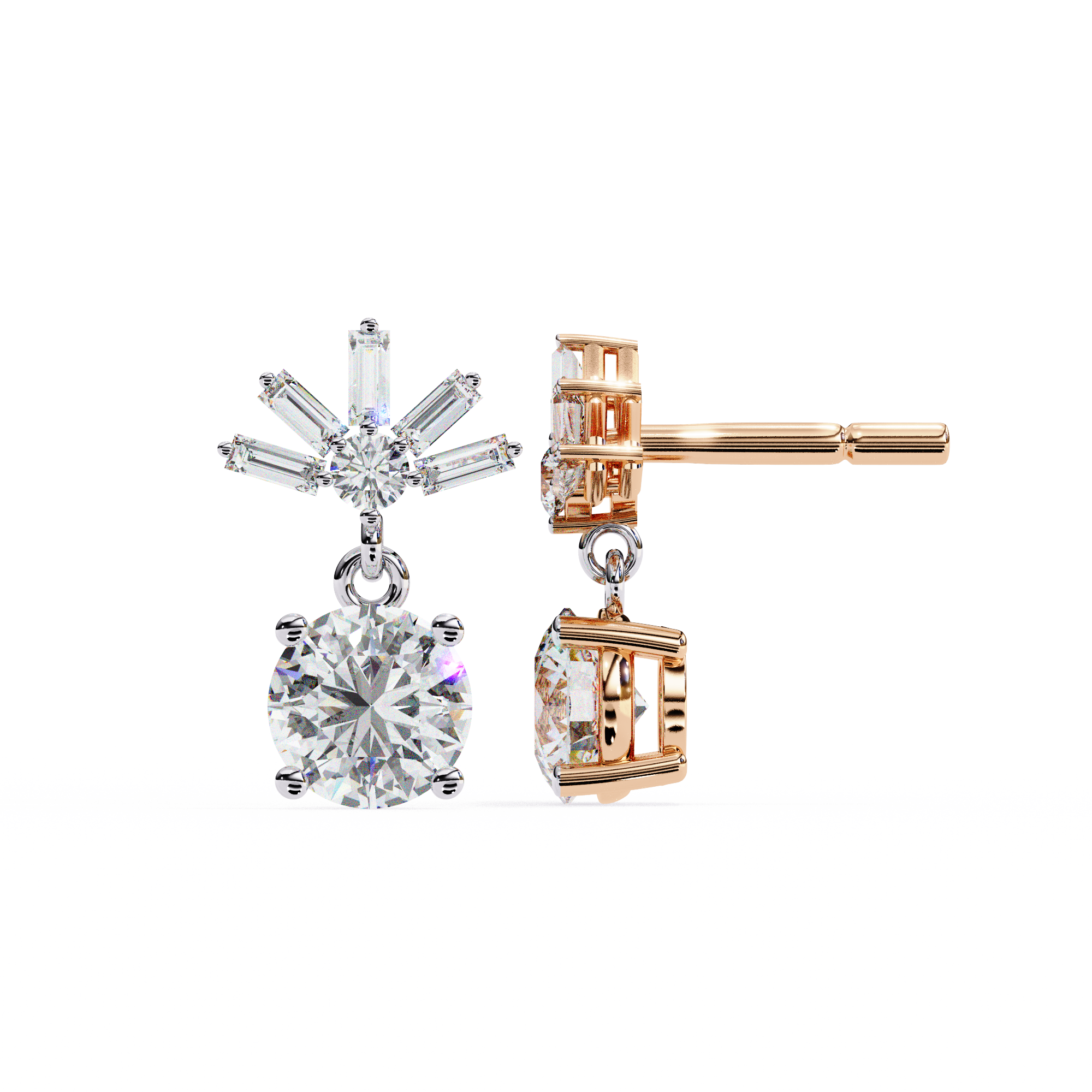 Leslie Solitaire Earring