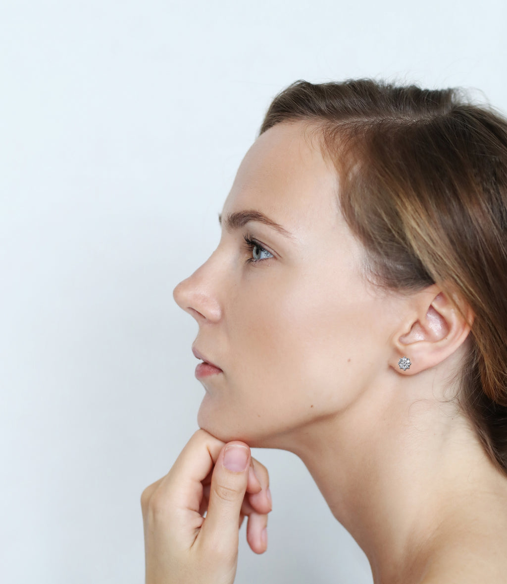 Haley Solitaire Earring