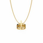 Miriam Diamond Silver Pendant