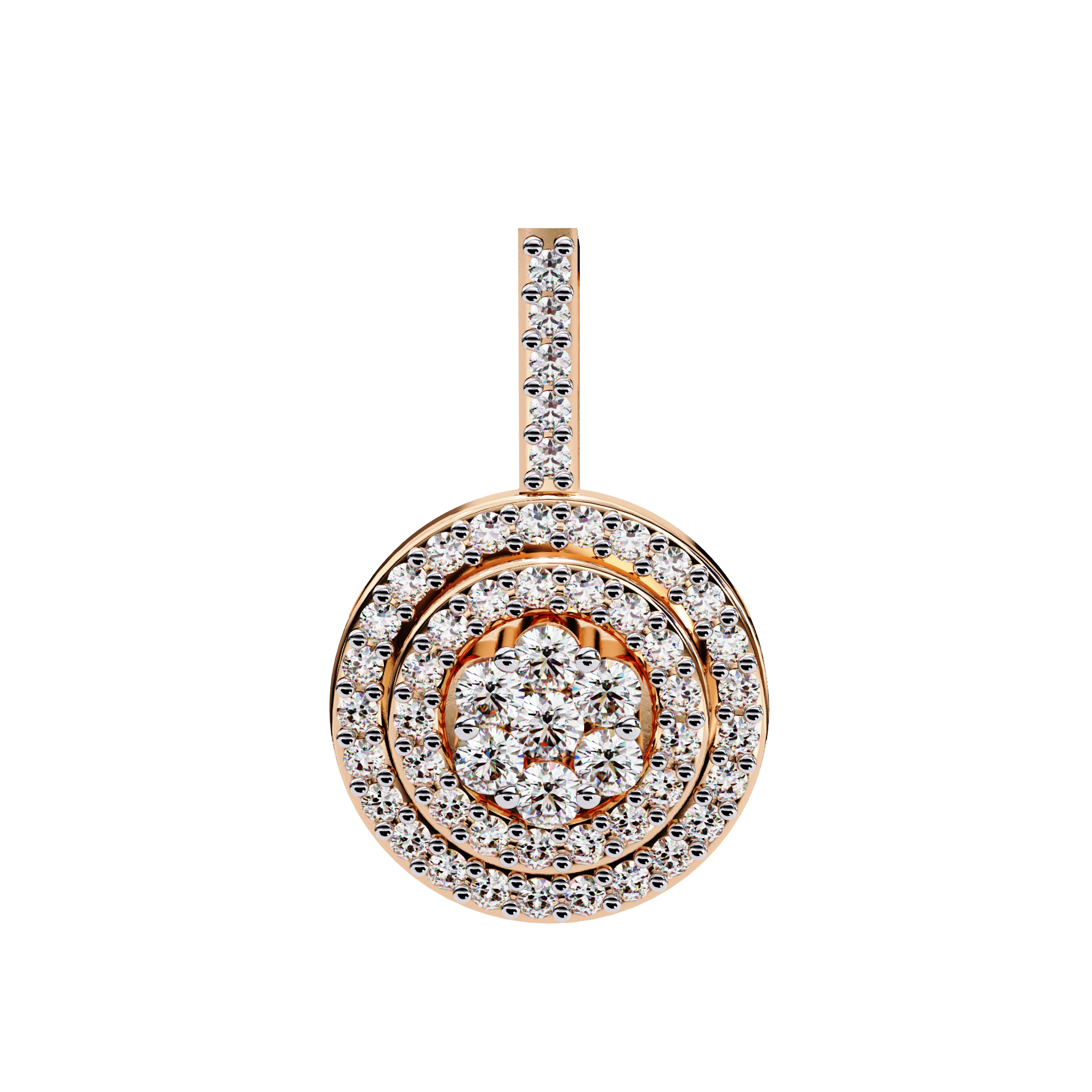 Miriam Diamond Silver Pendant