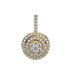 Miriam Diamond Silver Pendant