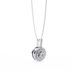 Miriam Diamond Silver Pendant