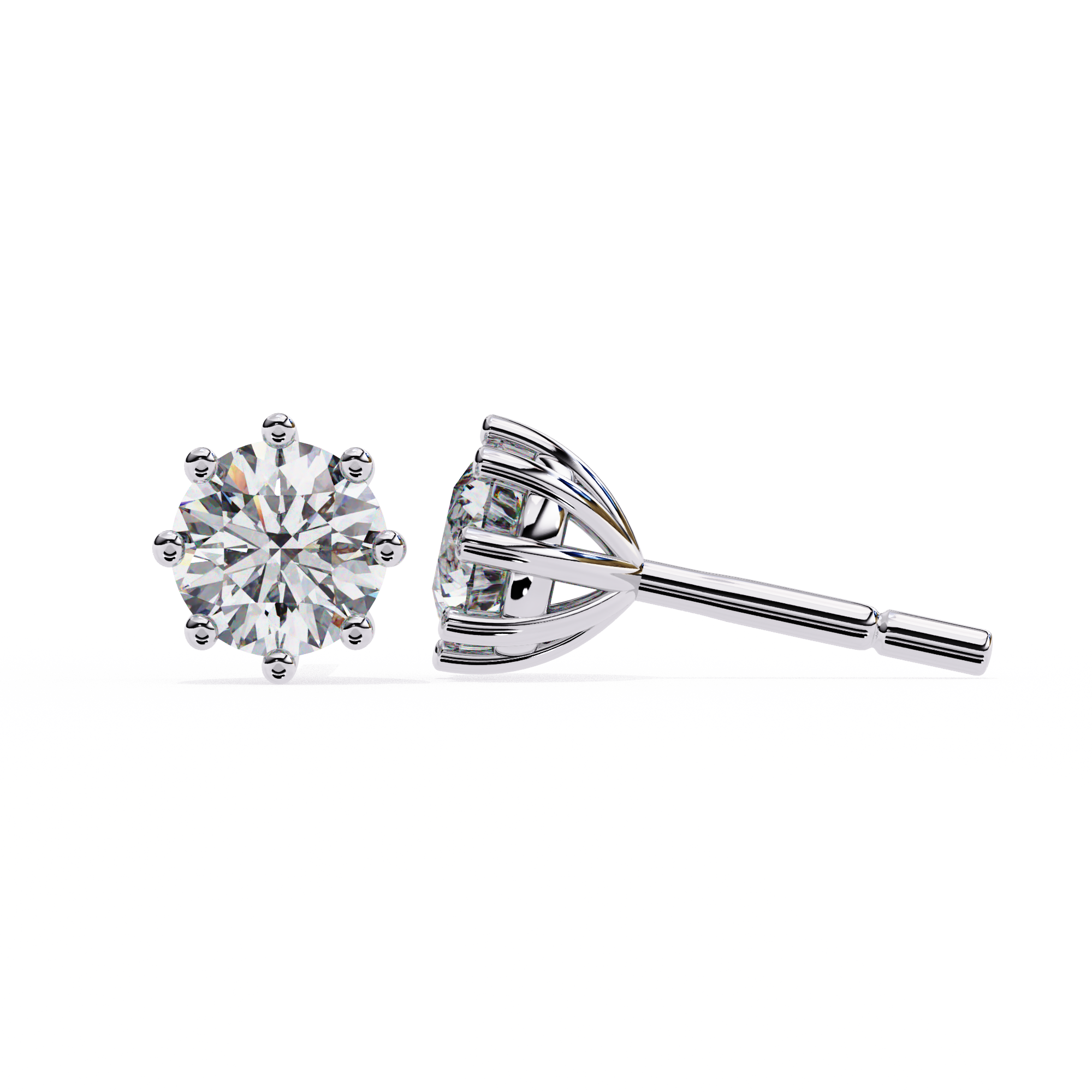 Haley Solitaire Earring