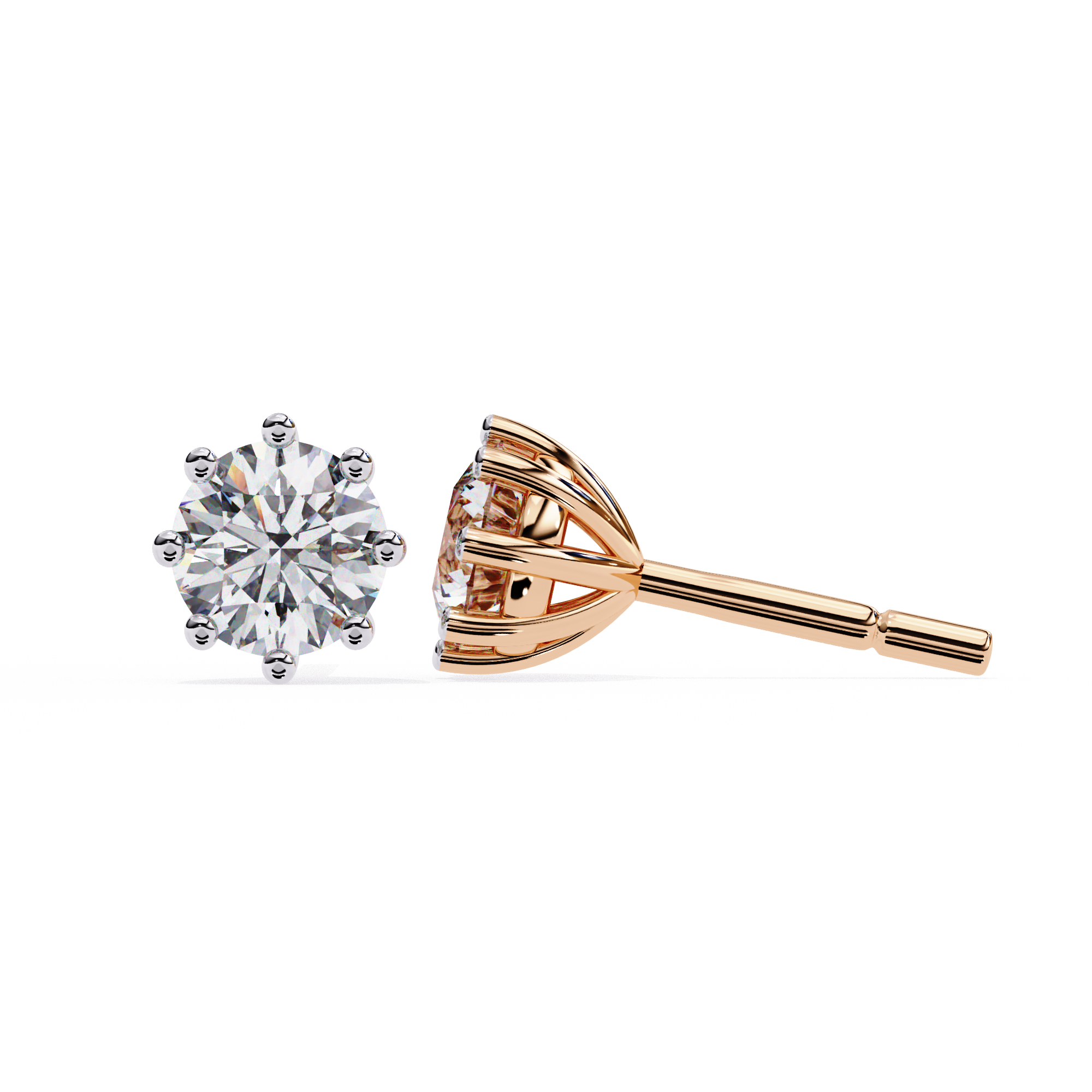 Haley Solitaire Earring