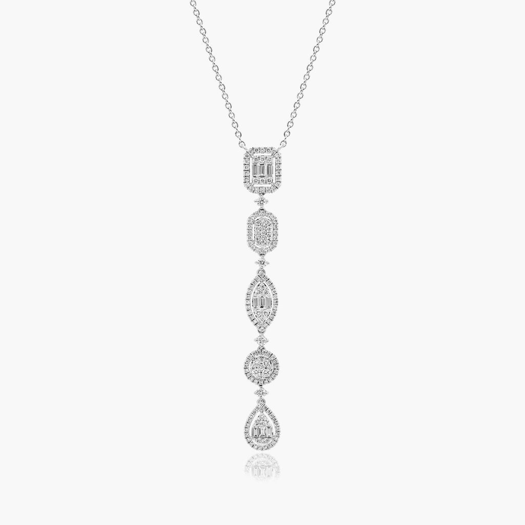 Melissa Tennis Silver Necklace