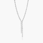 Aniyah Tennis Silver Necklace