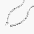 Aniyah Tennis Silver Necklace