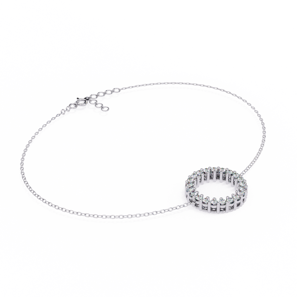 Whitley Diamond Silver Bracelet