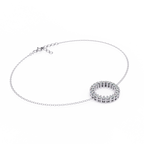Whitley Diamond Silver Bracelet