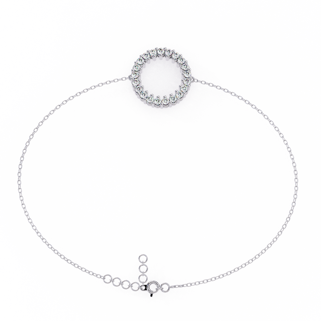 Whitley Diamond Silver Bracelet