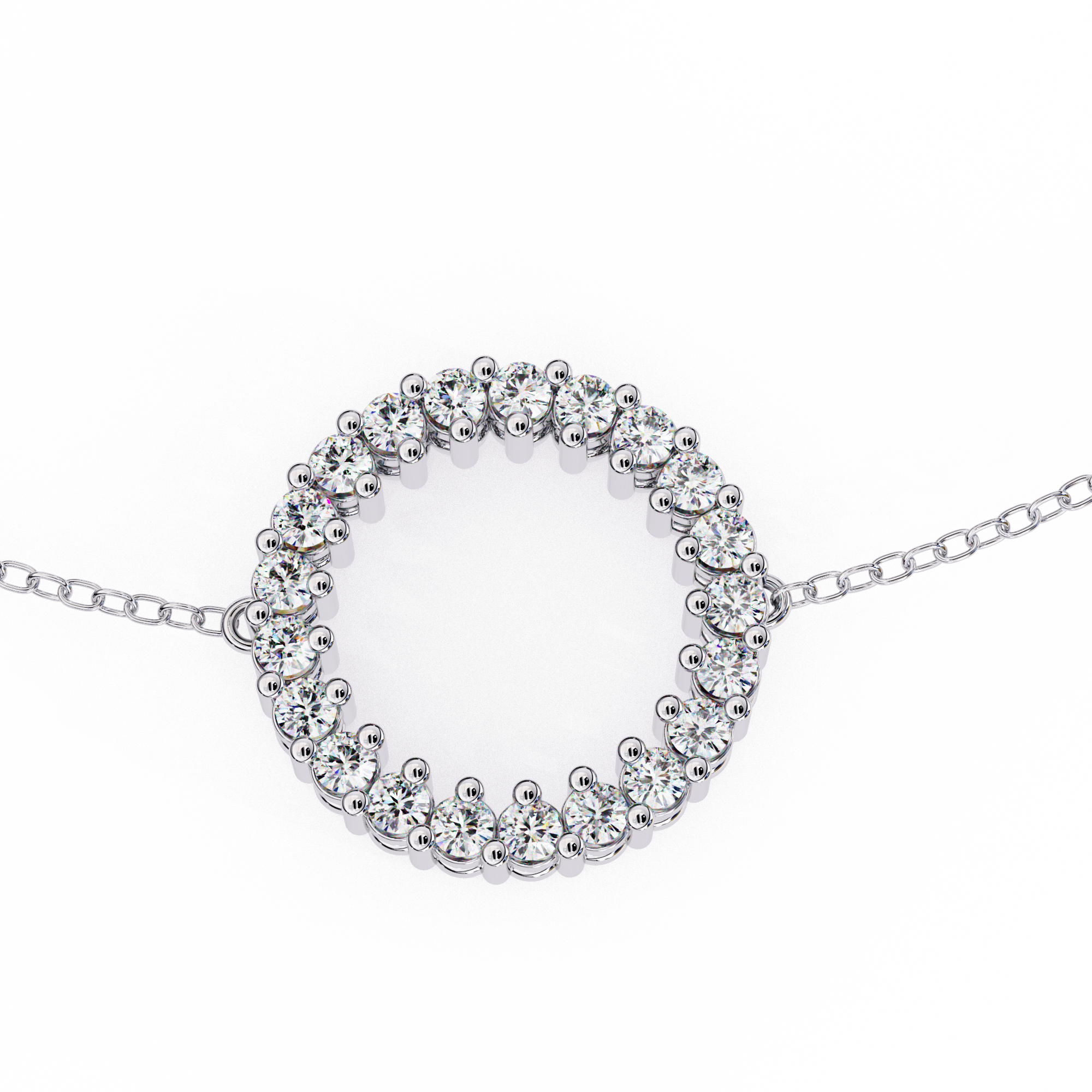 Whitley Diamond Silver Bracelet