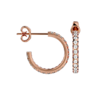 Paris Diamond Silver Earring