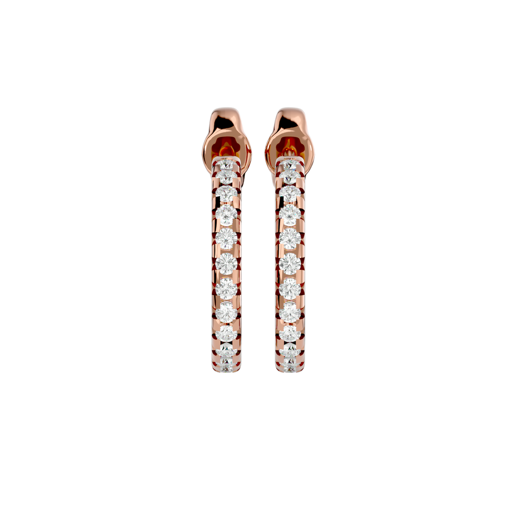 Paris Diamond Silver Earring