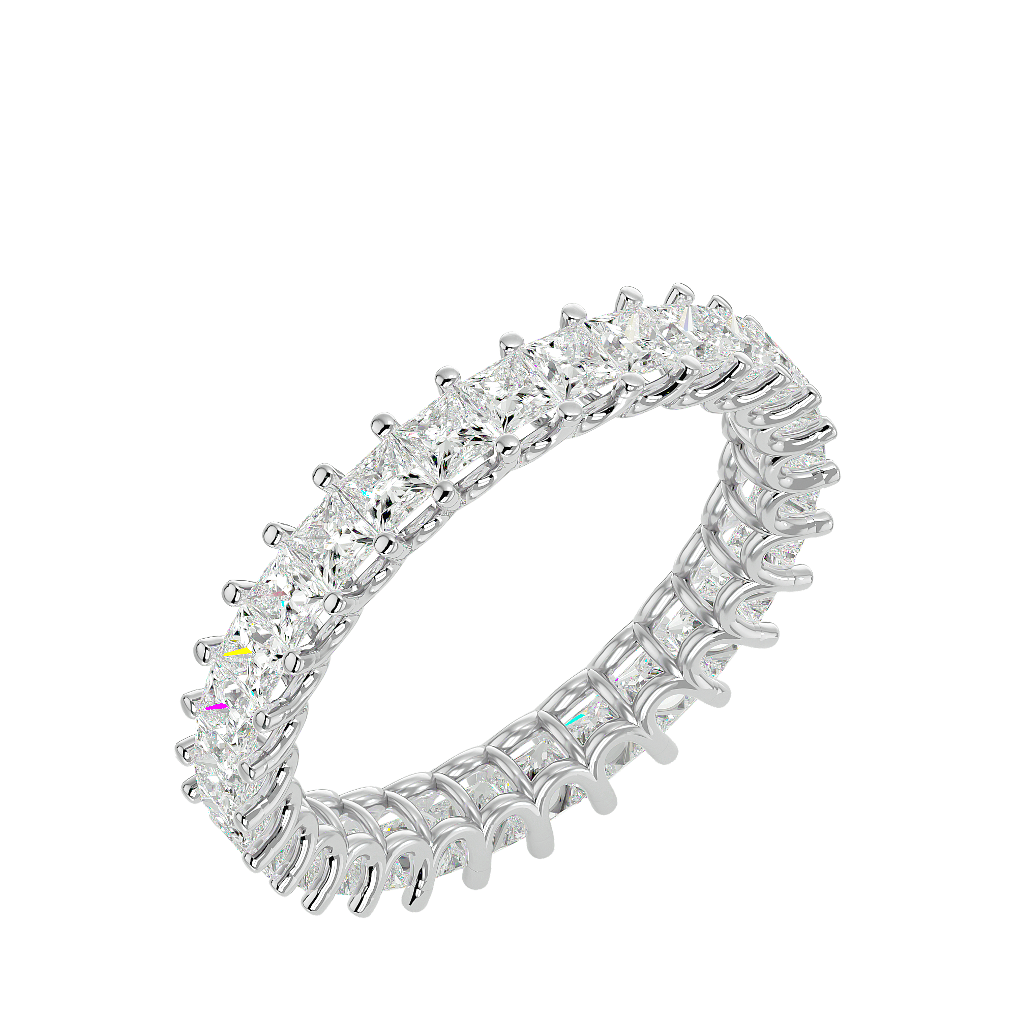 Fatima Eternity Silver Ring