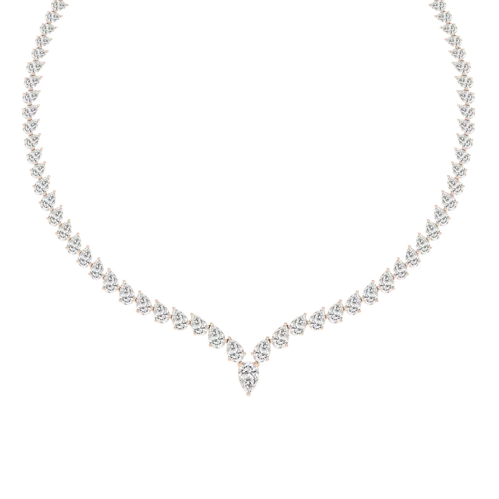 Adelaide Tennis Silver  Necklace