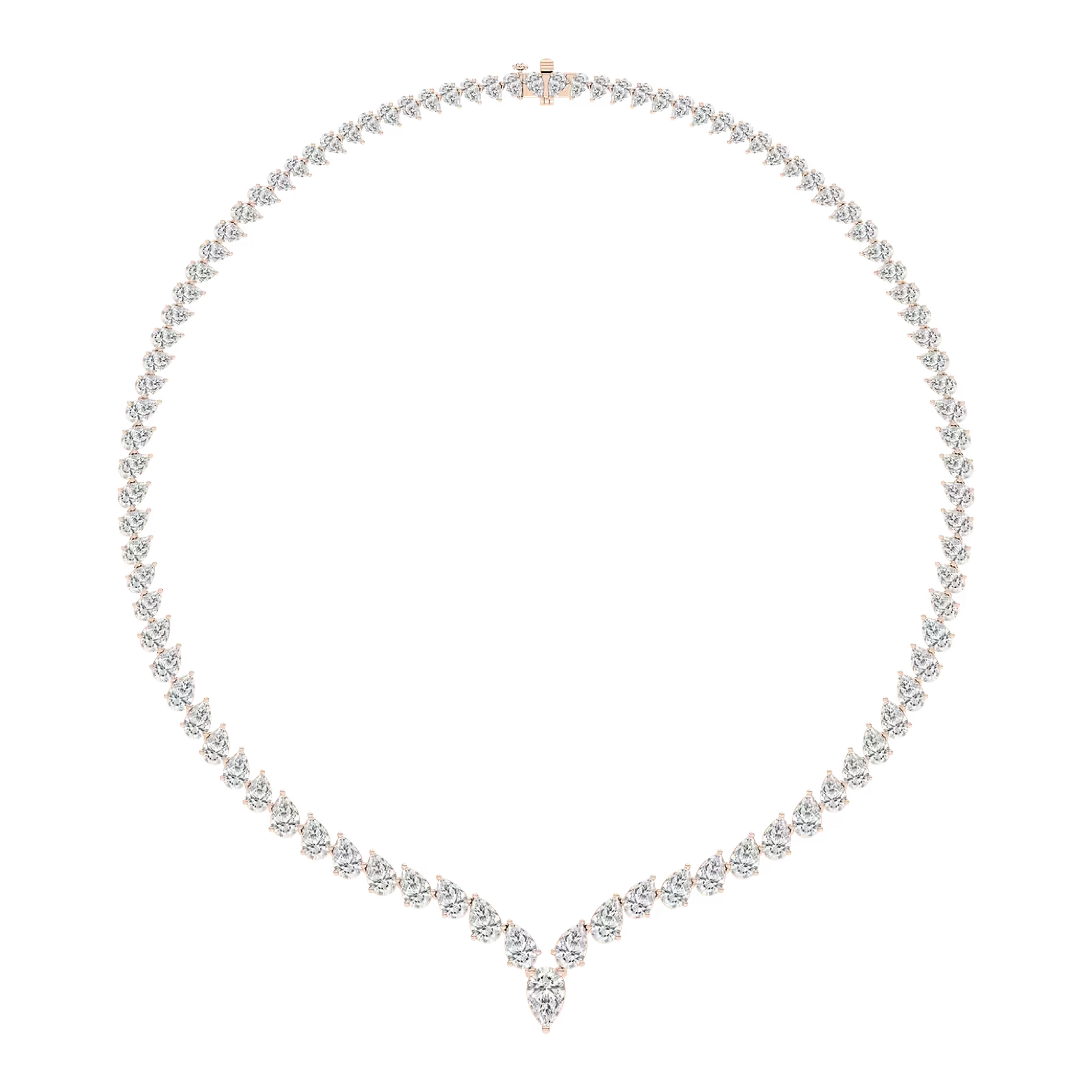 Adelaide Tennis Silver  Necklace
