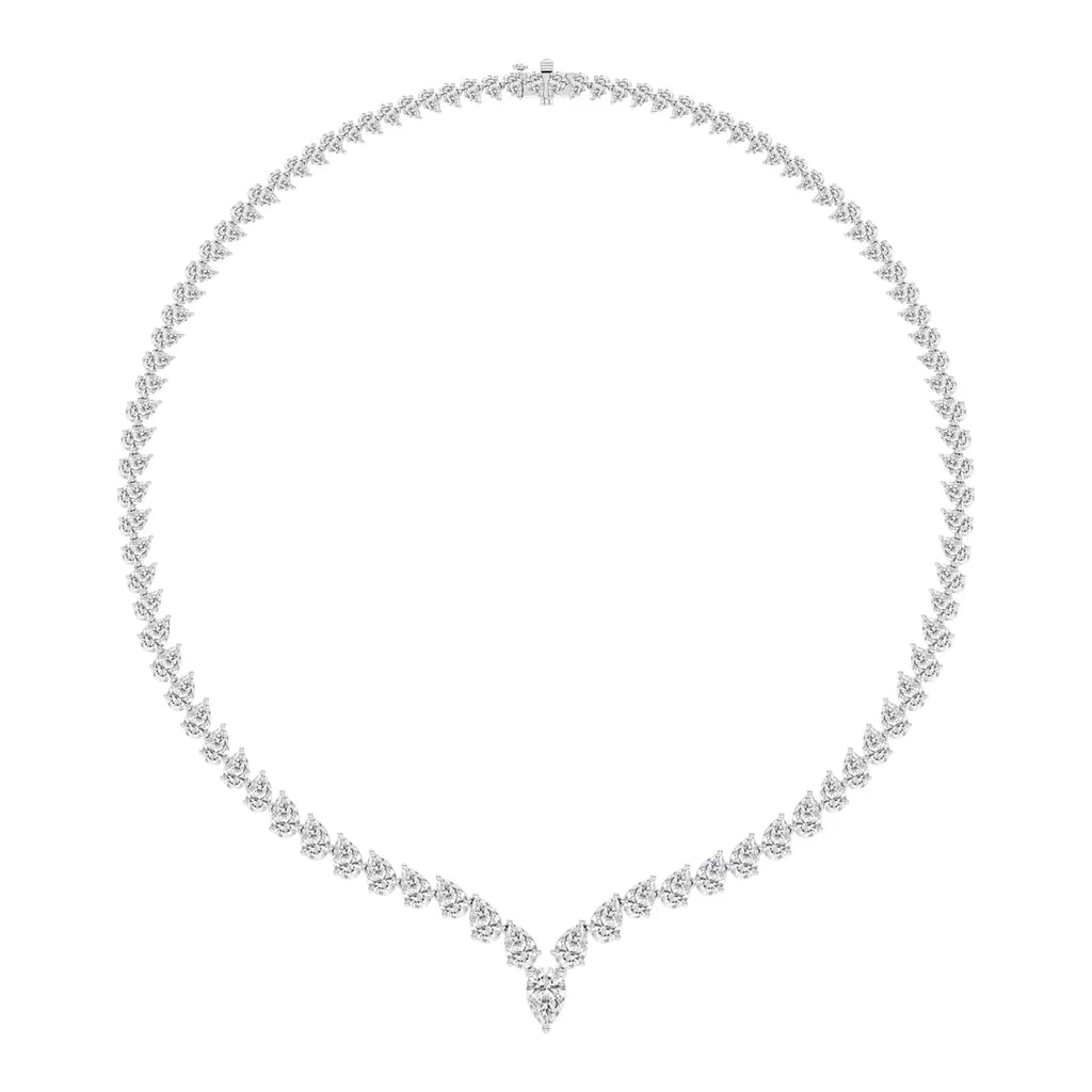 Adelaide Tennis Silver  Necklace