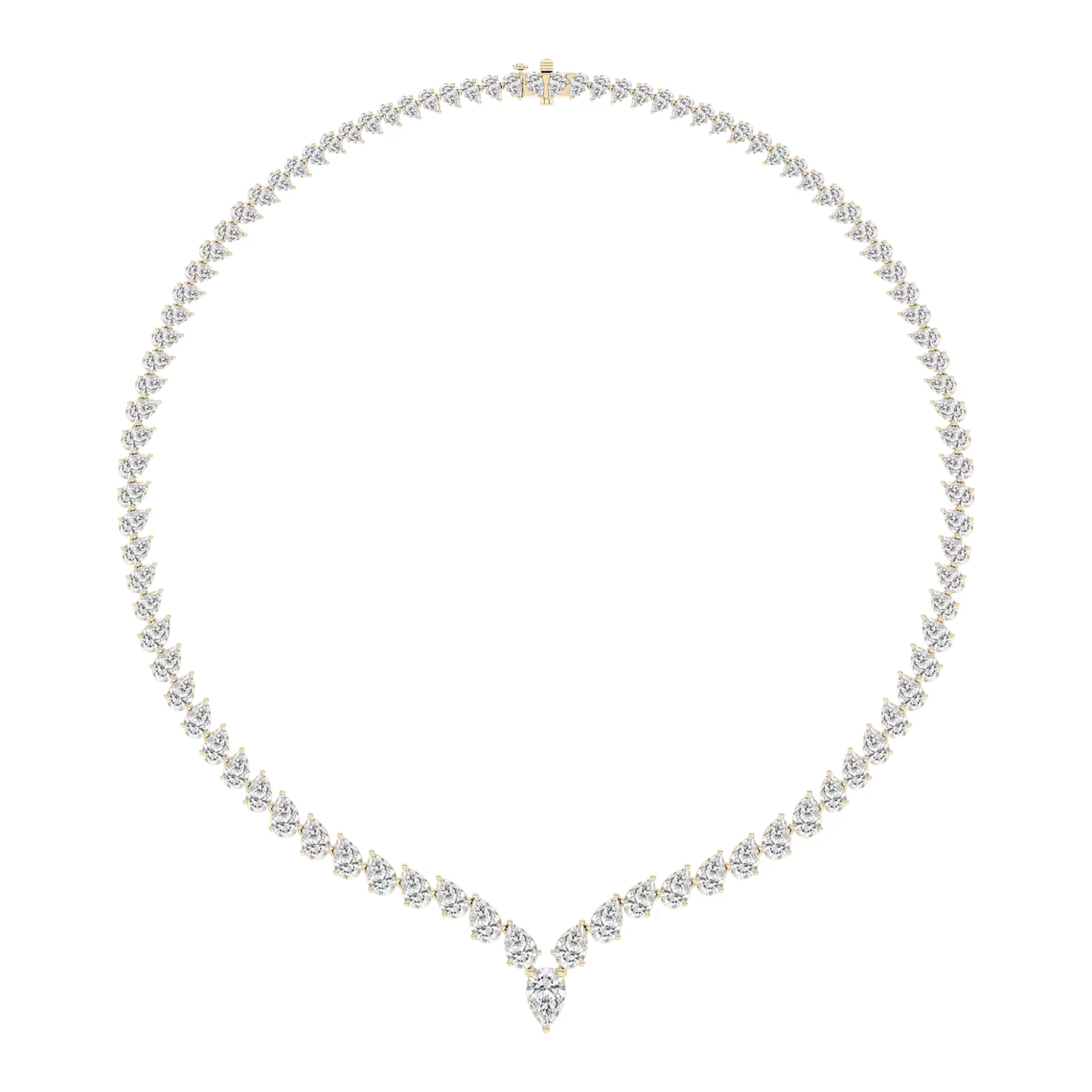 Adelaide Tennis Silver  Necklace